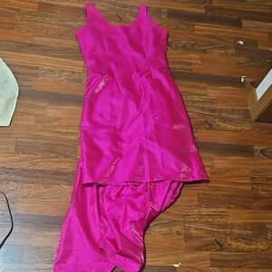 Vibrant Pink Sleeveless Salwar SUIT. Vintage. Early 2000s